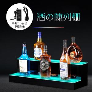 LED酒ボトルの表示棚 業務用ホームバーの照明付きワインボトル