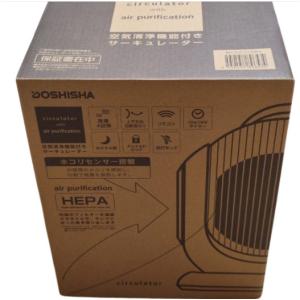 ドウシシャ サーキュレーター DCモーター搭載 (省エネタイプ) 自動首振り機能あり 空気清浄機能付 ホワイト BLCZ-01Dの商品画像