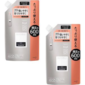 flat フラット モイスト&モイスト シャンプーつめかえ用 600ml リフレッシュフローラルの香り 2個セット｜color1111