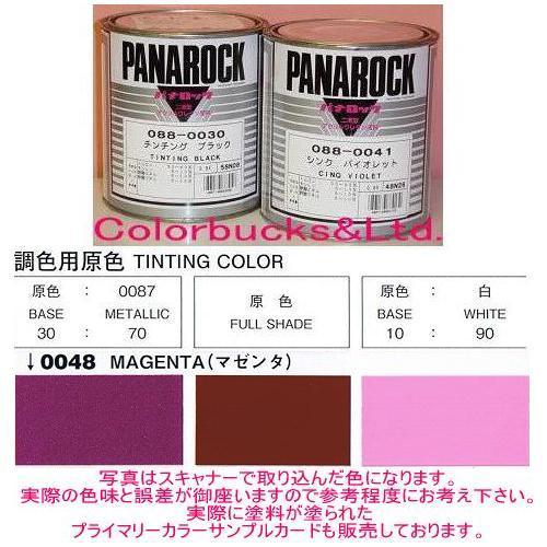 ロックペイント パナロック主剤　マゼンタ　0.9kg　車両用塗料2液型アクリルウレタン塗料　088-...