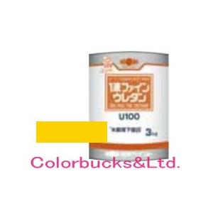 1液ファインウレタンU100 3kg エコロエローN 日本ペイント : 1fuu100 