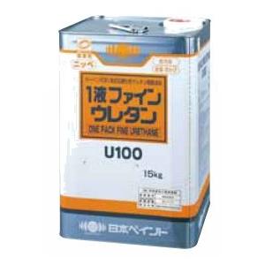 NIPPON PAINT 1液ファインウレタンU100 3kg 5分ツヤ有り白 日本 