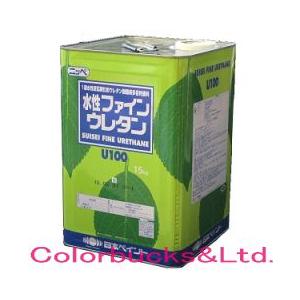 NIPPON PAINT 水性ファインウレタンU100 15kg 5分ツヤ有り白 日本 