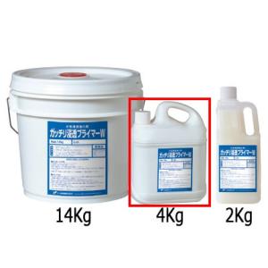 ヤブ原産業株式会社　ガッチリ浸透プライマーW　4Kg　ポリ缶
