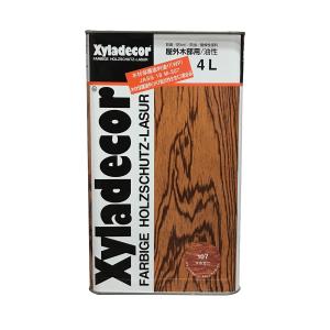 キシラデコール＃107　マホガニ　4L 激安　キシラデ