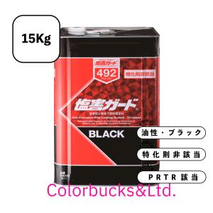 イチネンケミカル　塩害ガード ブラック　15kg 油性タイプ NX492　000492｜colorbucks