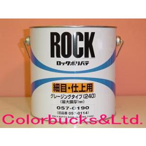 ロックポリパテ 細目 仕上用 057-0190 ロックペイント 主剤4kg