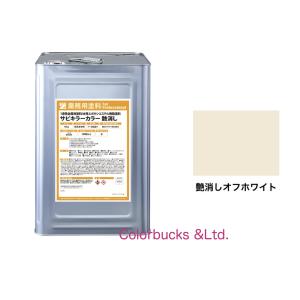 BAN-ZI サビキラーカラー 艶消し つや消しホワイト 白 16kg 水性防錆 