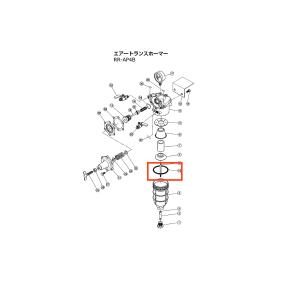 エアトランスフォーマー RRシリーズ用 Oリング 96634075  アネスト岩田｜colorbucks