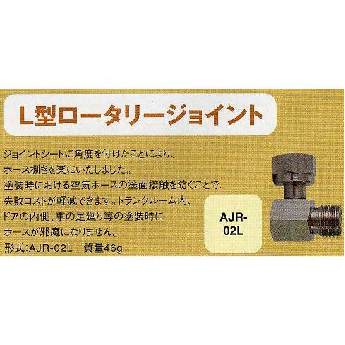アネスト岩田　AJR-02L　L型ロータリージョイント　
