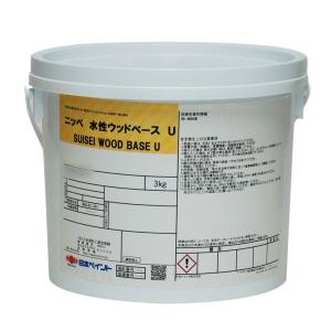 日本ペイント 水性ウッドベース2 3Kg 白｜colorbucks