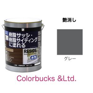 BAN-ZI RESIDE 艶消し グレー 0.7L プライマーなしで樹脂・アルミに