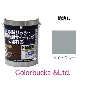三線　塗り無し　ティーガ無し BAN-ZI RESIDE 艶消し グレー 0.7L プライマーなしで樹脂・アルミに