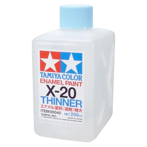 タミヤ タミヤカラー エナメル X-20 溶剤 特大 250ml 模型用溶剤 80040