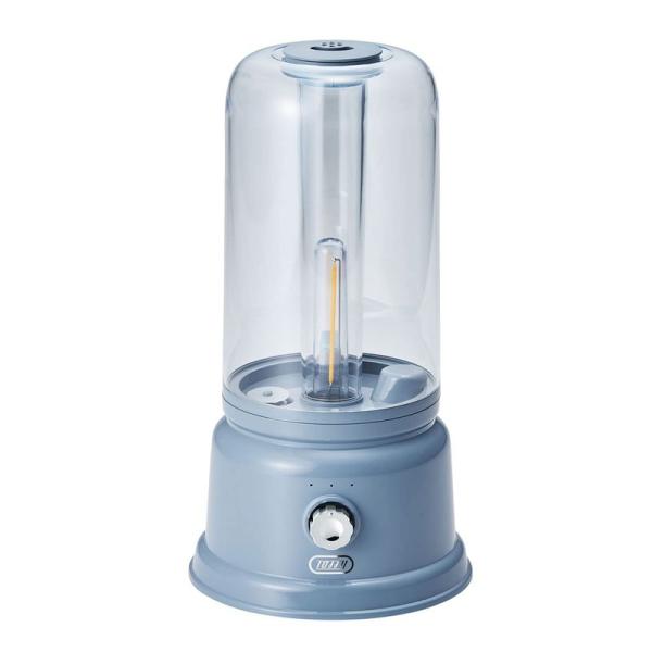 Toffy/トフィー アロマランプ加湿器 HF05 (ブルーグレー) ランプ型 灯り 1.0L ミス...