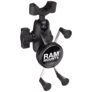 RAM MOUNTS(ラムマウント) マウントセット Xグリップ&バーマウントベース (ショートアーム)バー径19mm-25.4mm スマー｜colorful-market