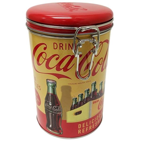 コカコーラ ロックトップ コンテナー キャニスター ブリキ缶