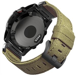 Torbollo ガーミンキャンバスバンド 26MM Garmin Fenix 7X Sapphir...