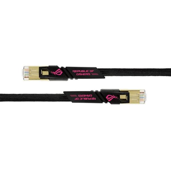 ASUS ROG CAT7 CABLE 最大600MHzおよび10GB 転送速度 ネットワークケーブ...