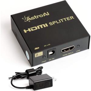 AstroAI HDMI 分配器 HDMI スプリッター HDMI 同時出力 1入力2出力 アダプターPSE認証 同時出力 4K 3D HD｜colorful-market