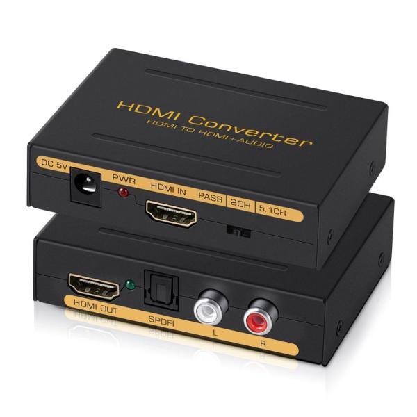 avedio links 4K HDMI 音声分離器 HDMIデジタルオーディオ分離器 SPDIF光...