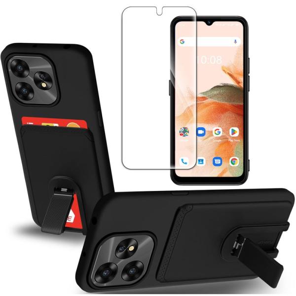 For UMIDIGI A15 ケース UMIDIGI A15C ケース スタンド付き スタンド機能...