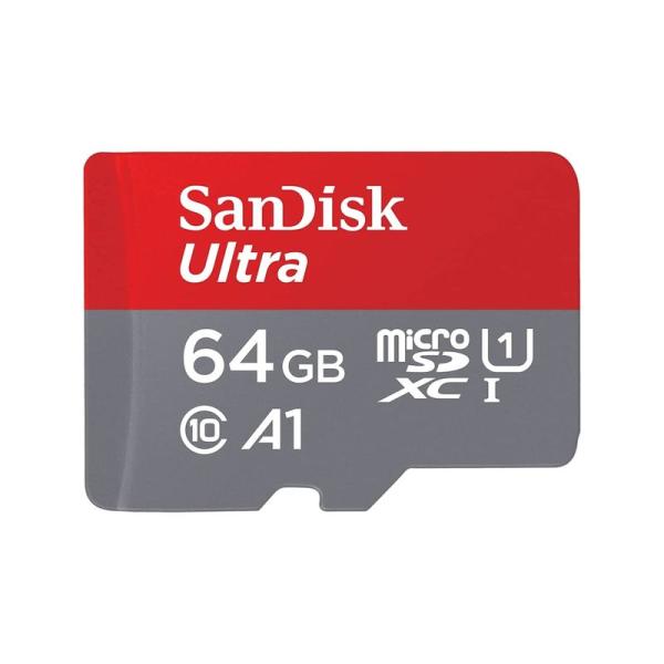 SanDisk (サンディスク) 64GB Ultra microSDHC UHS-I メモリーカー...