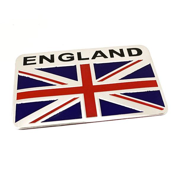 イギリス エンブレム england ステッカー カスタム パーツ カー用品 3D プレミアム バッ...