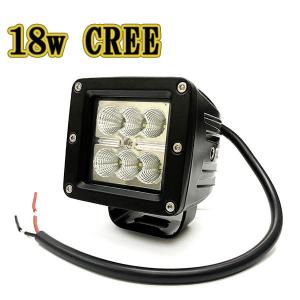 LED作業灯 18w 広角 白色 CREE ワークライト スポットライト ライトバー 投光器 照明 白色｜colorful-sp