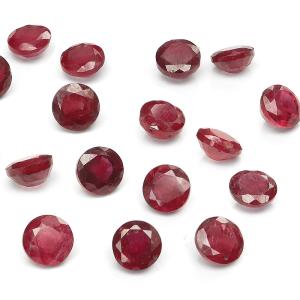 合成スタールビー 丸玉ブレス 8mm【1コ販売】 / 2-10 RU8BS-X : 天然石