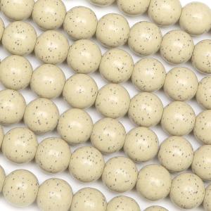 GOLD STONE 北投石 一連 ビーズ 10mm 40cm 台湾産 マイナスイオン測定