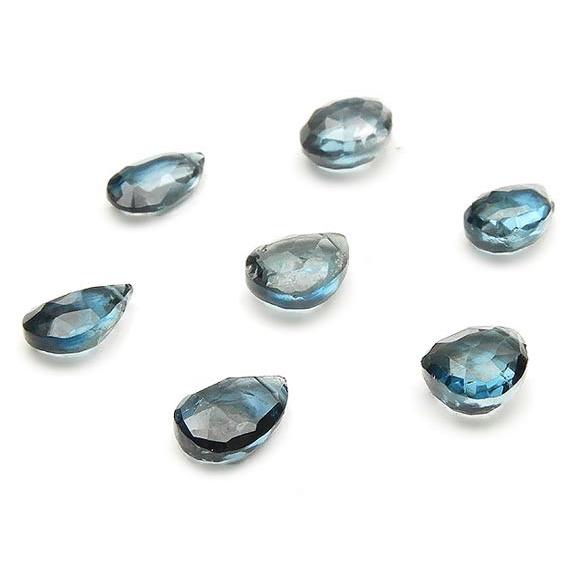 粒販売 ロンドンブルートパーズ ペアシェイプカット 8〜9mm 4粒販売 / T109 TP9PS