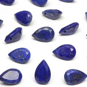 粒販売 ラピスラズリ ペアシェイプファセットカット 8×5mm［プレミアム