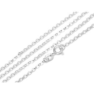 SILVER925 ネックレス ロロチェーン 2.0mm［純銀］ 50cm【1コ販売 