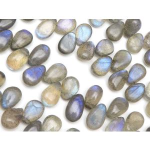 粒販売 ラブラドライト ペアシェイプカット 11mm 4粒販売 / T068