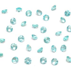 ブラジル産 ピンクトパーズ コインファセットカット ルース 3mm【8コ