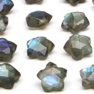 粒販売 ラブラドライト ペアシェイプカット 9〜10mm 7粒販売 / T076