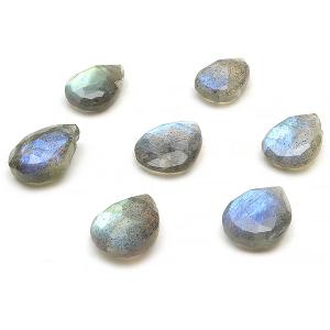 粒販売 ラブラドライト ペアシェイプカット 9〜10mm 7粒販売 / T076