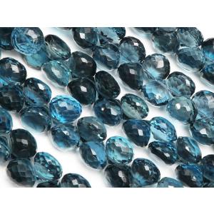 ロンドンブルートパーズ オニオンカット 5〜6mm【1連販売】 / 9-101 TP5ON｜colorfulbeads