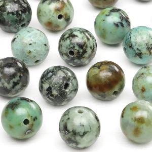 【粒販売】アフリカンターコイズ 丸玉 8mm【8粒販売】 / X352 TQ8M