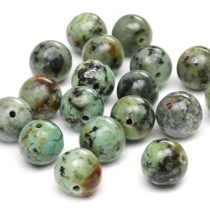 【粒販売】アフリカンターコイズ 丸玉 8mm【...の詳細画像1