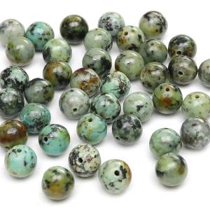 【粒販売】アフリカンターコイズ 丸玉 8mm【...の詳細画像2