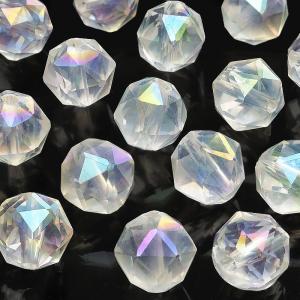 粒販売 アクアマリン スターカット 丸玉 8mm［プレミアムカット］【3粒