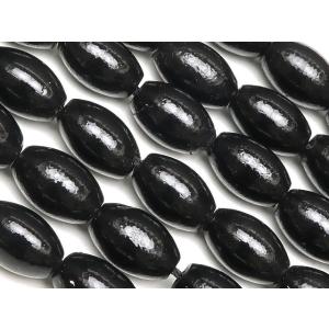 ブラックコーラル（黒珊瑚）ライス 10×6mm【1連販売】 / 9-39 COBK10RC