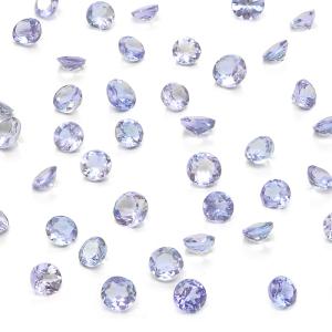 タンザナイト ルース 天然石 オーバルカット 8mm×6mm 宝石 ストーン 裸