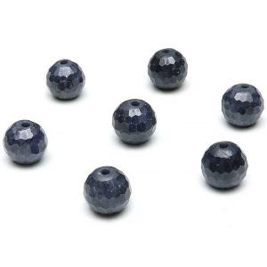 粒販売 サファイア 128面カット 丸玉 6mm 5粒販売 / T156 SF6-1