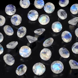 粒販売 インド産 レインボームーンストーン ドロップカット 7〜8mm【5