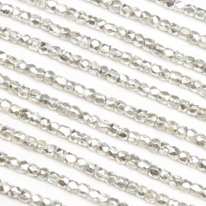 カレンシルバー キューブカット 2mm【1連販売】 / KLN-79CB-X : 天然石