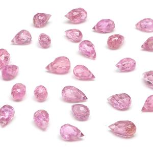 粒販売 ナイジェリア産 ピンクアクアマリン（モルガナイト） 丸玉 8mm