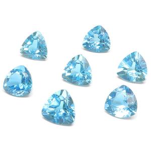 スイスブルートパーズ トリリアントファセットカット ルース 8mm【1コ販売】 / 82-4 TP8...